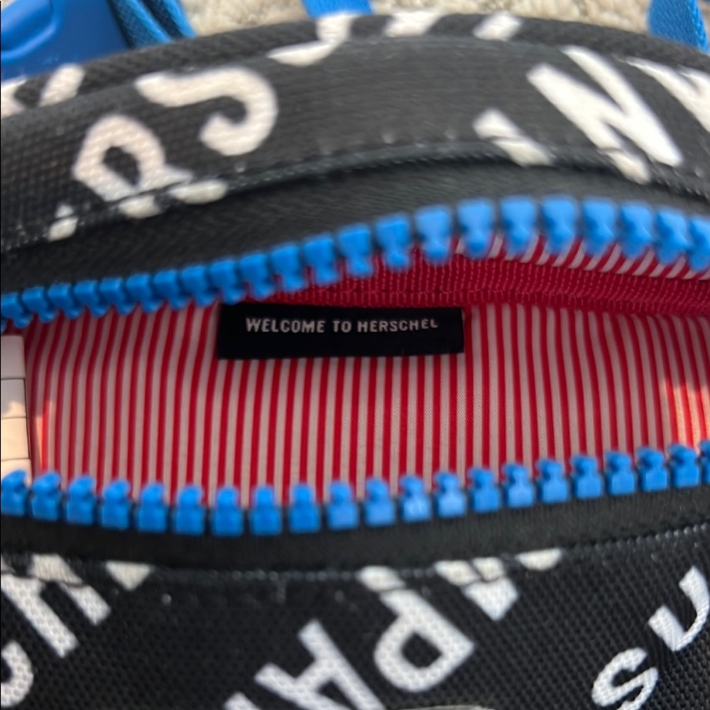 Herschel Supply Company Black and Blue Waist Bag - Picture 2 of 5